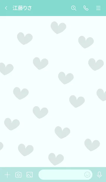 [LINE着せ替え] A32.26_グリーン8-9の画像3