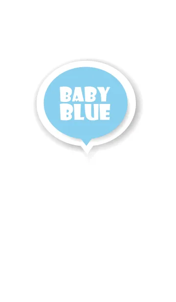 [LINE着せ替え] Baby Blue Button In White V.4 (JP)の画像1