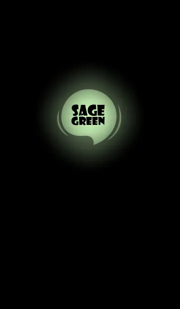 [LINE着せ替え] Sage Green In Black Vr.7 (JP)の画像1