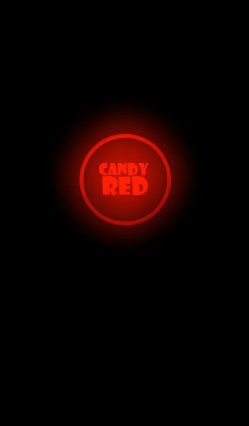 [LINE着せ替え] Candy Red  Neon Theme Ver.2 (JP)の画像1