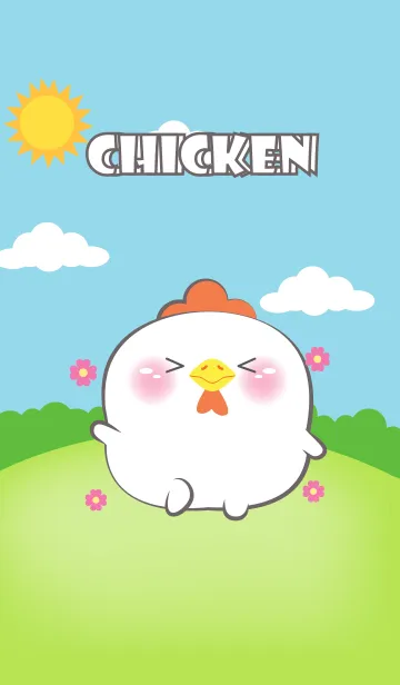 [LINE着せ替え] Chubby White Chicken Theme (JP)の画像1