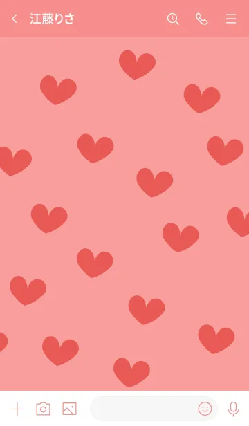 [LINE着せ替え] a32_25_レッド1-9の画像3