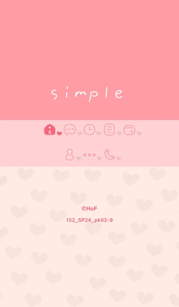 [LINE着せ替え] 132.24_ピンク2-9の画像1