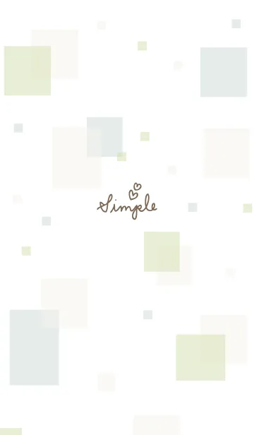 [LINE着せ替え] 大人シンプル四角27の画像1