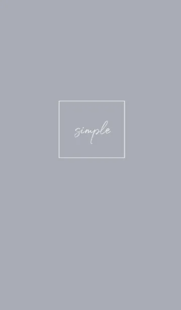 [LINE着せ替え] simple cursive -kusumi blue-の画像1