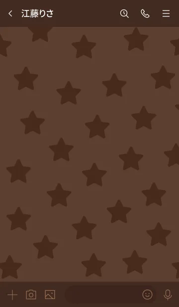 [LINE着せ替え] a33_25_ブラウン1-3の画像3