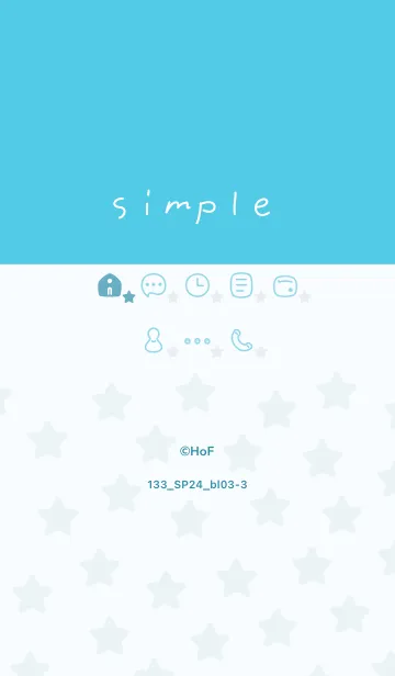 [LINE着せ替え] 133.24_ブルー3-3の画像1