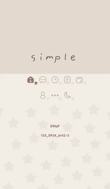 [LINE着せ替え] 133.24_ブラウン2-3の画像1