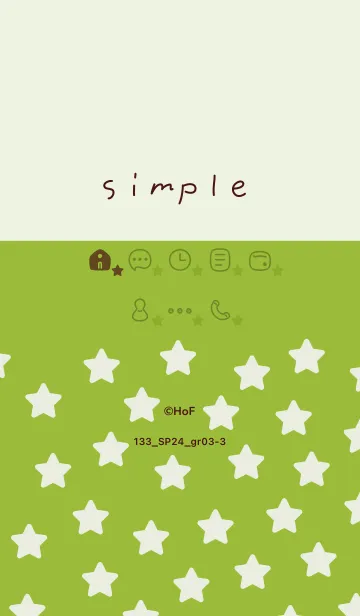 [LINE着せ替え] 133.24_グリーン3-3の画像1