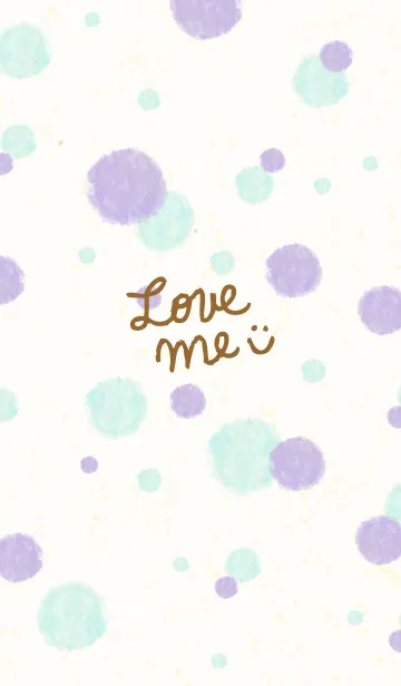 [LINE着せ替え] Smile 水彩丸22の画像1