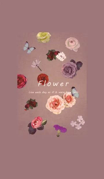 [LINE着せ替え] ～Flower♥ピンク5～の画像1