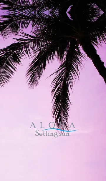 [LINE着せ替え] Setting sun ALOHA 15の画像1