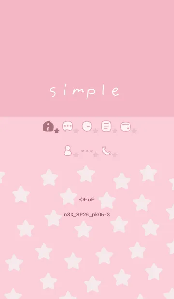 [LINE着せ替え] n33_26_ピンク5-3の画像1