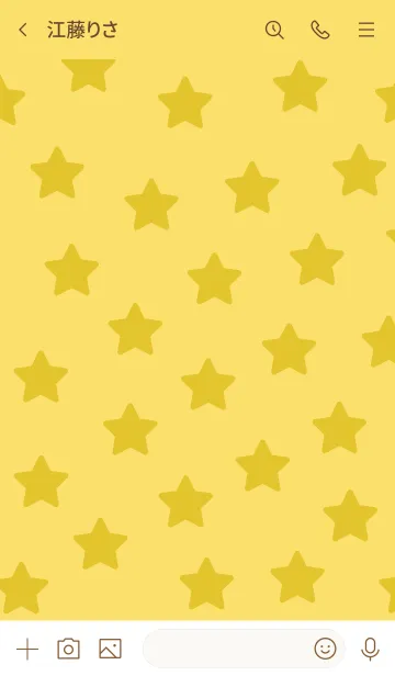 [LINE着せ替え] 533.25_イエロー1-3の画像3