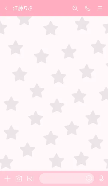 [LINE着せ替え] N33_24_ピンク4-3の画像3