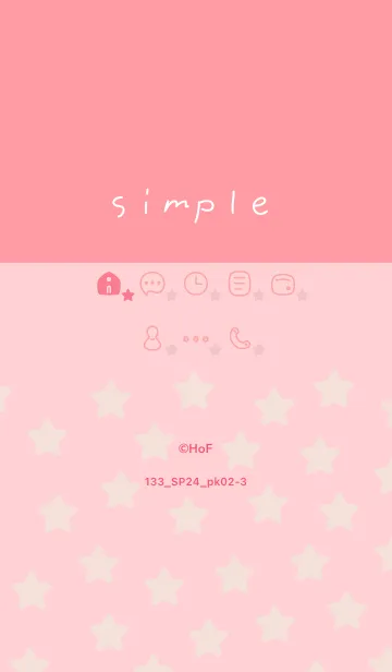 [LINE着せ替え] 133.24_ピンク2-3の画像1