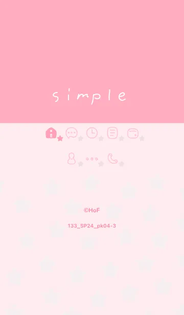 [LINE着せ替え] 133.24_ピンク4-3の画像1