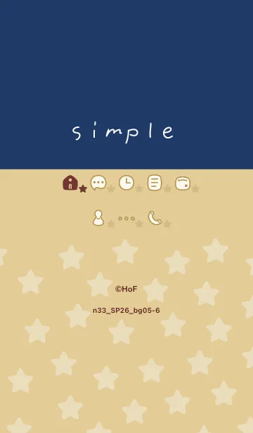 [LINE着せ替え] n33_26_ベージュ5-6の画像1