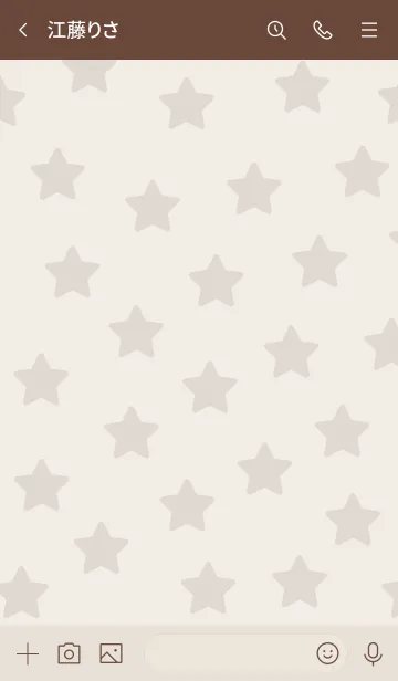 [LINE着せ替え] N33_24_ブラウン2-6の画像3