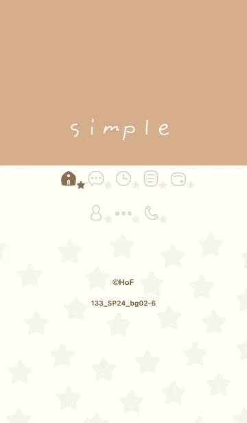 [LINE着せ替え] 133.24_ベージュ2-6の画像1