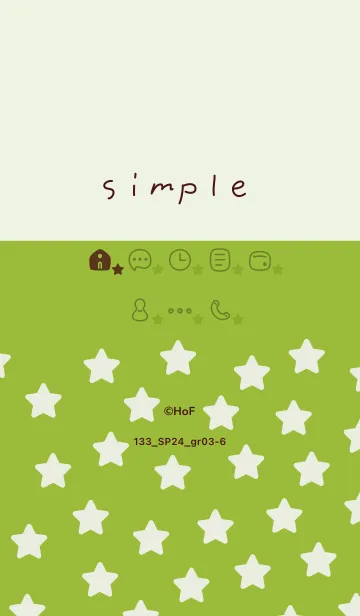 [LINE着せ替え] 133.24_グリーン3-6の画像1