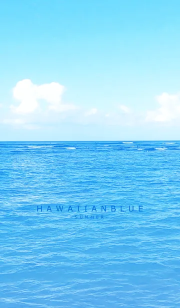 [LINE着せ替え] HAWAIIAN BLUE.SUMMER 4の画像1