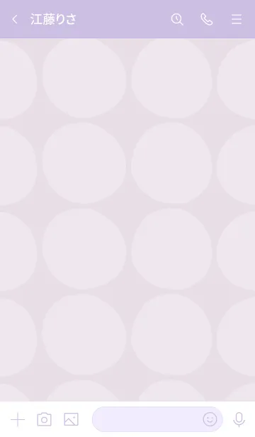 [LINE着せ替え] シンプル 円 パープルの画像3