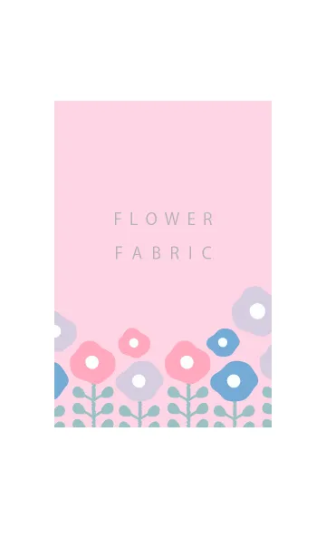 [LINE着せ替え] Flower Fabric 3の画像1
