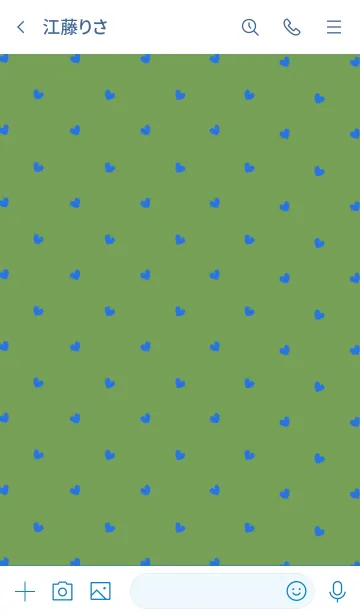 [LINE着せ替え] ミニ ハート 045の画像3