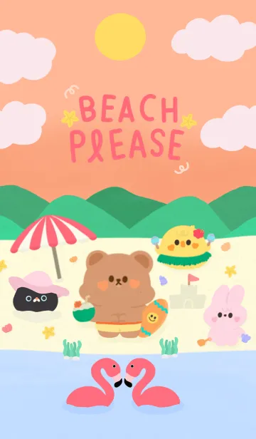 [LINE着せ替え] BEACH PLEASE.の画像1