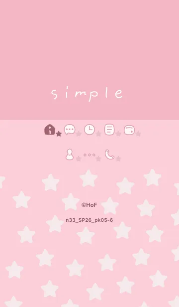 [LINE着せ替え] n33_26_ピンク5-6の画像1