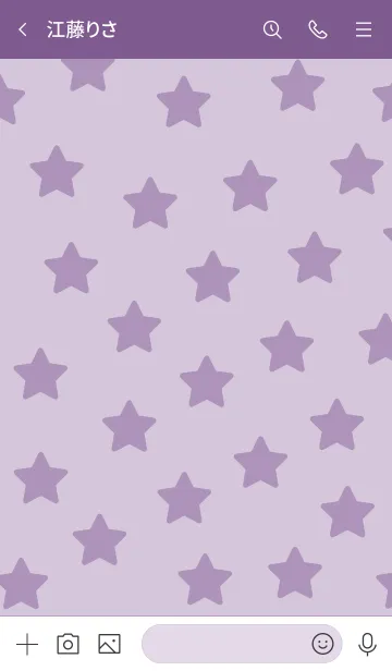 [LINE着せ替え] A33.26_パープル5-6の画像3