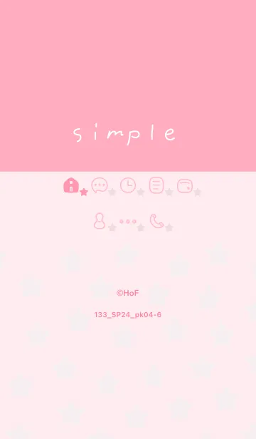 [LINE着せ替え] 133.24_ピンク4-6の画像1