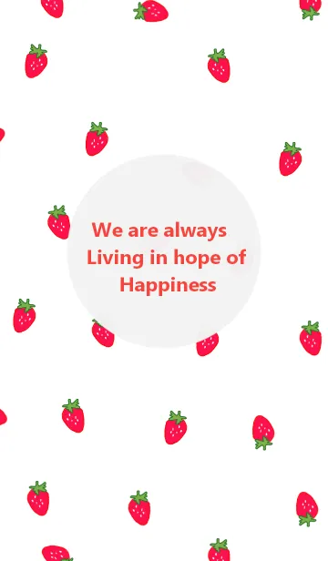 [LINE着せ替え] strawberry / redの画像1