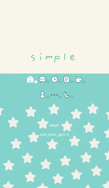 [LINE着せ替え] N33_24_グリーン7-9の画像1