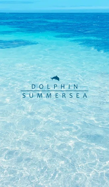 [LINE着せ替え] SUMMER SEA HAWAII-BLUE DOLPHIN 16の画像1