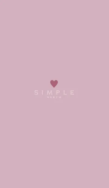 [LINE着せ替え] DUSKY PINK.SIMPLE 10の画像1