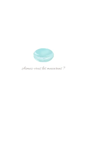 [LINE着せ替え] Aimez-vous les macaronsの画像1