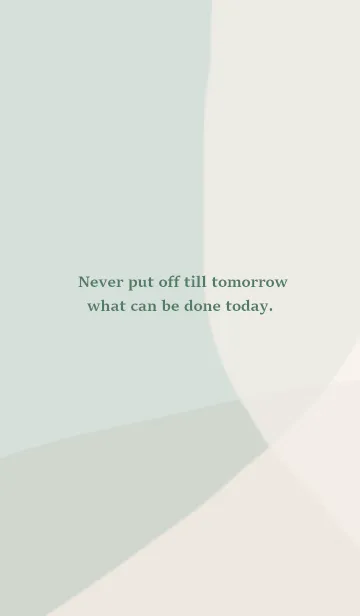 [LINE着せ替え] 水彩くすみグリーンの画像1