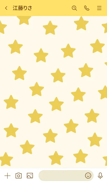 [LINE着せ替え] n33_26_イエロー4-9の画像3