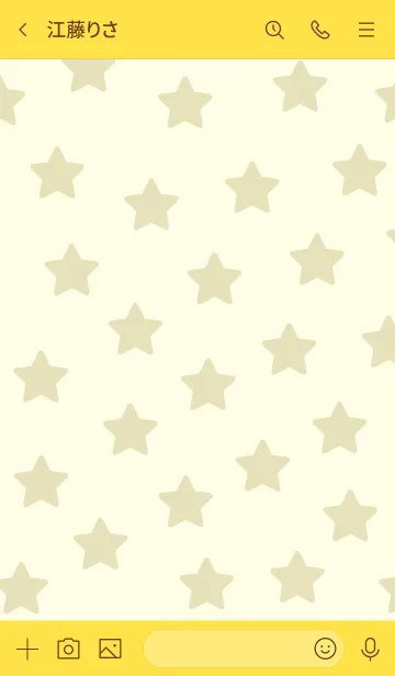 [LINE着せ替え] A33.26_イエロー2-9の画像3