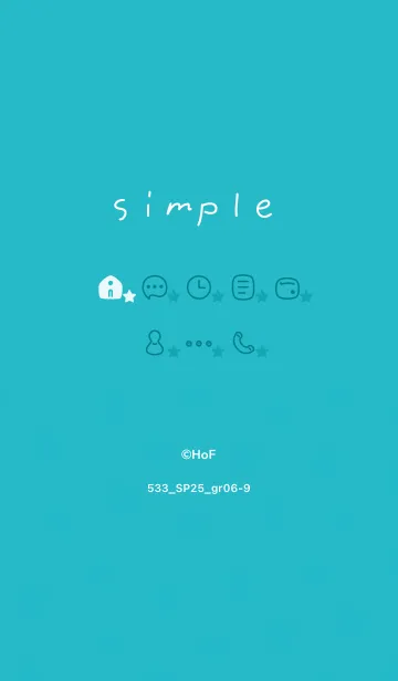 [LINE着せ替え] 533.25_グリーン6-9の画像1