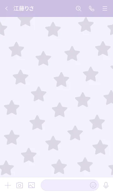 [LINE着せ替え] N33_24_パープル4-9の画像3