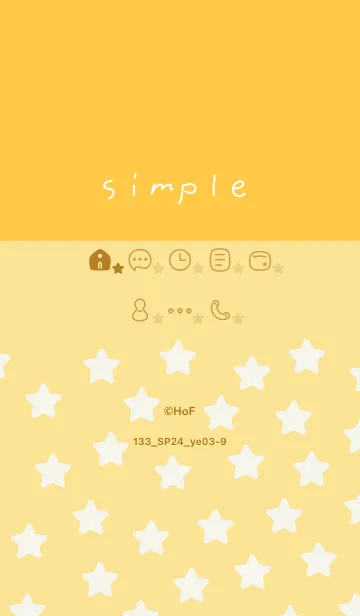 [LINE着せ替え] 133.24_イエロー3-9の画像1