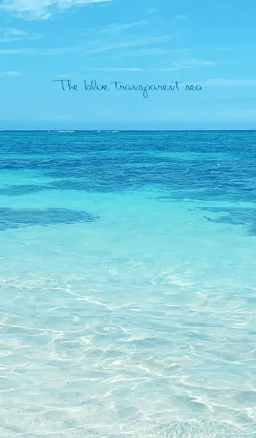 The blue transparent sea 11の着せ替えメイン画像