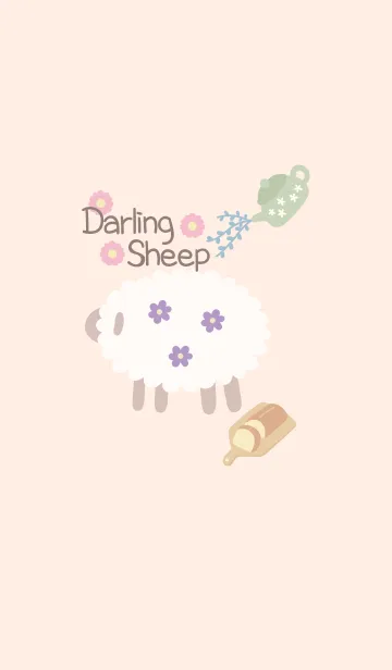[LINE着せ替え] Darling Sheepの画像1