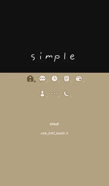 [LINE着せ替え] n34_07_オレンジ 黒/白2-3の画像1