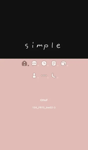 [LINE着せ替え] 134.13_ピンク 黒/白2-3の画像1