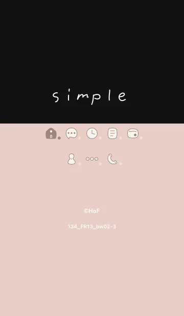 [LINE着せ替え] 134.13_ベージュ 黒/白2-3の画像1