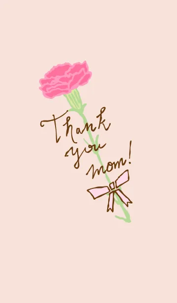[LINE着せ替え] お母さんありがとう カーネーション2の画像1